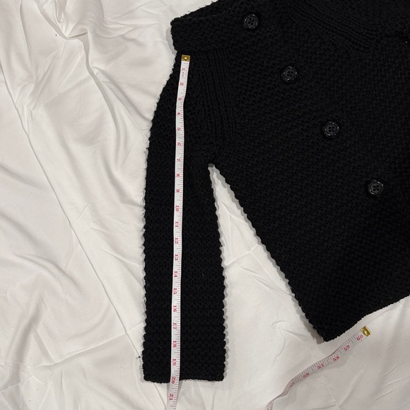 Black Chunky Knit Cardigan by JCrew - Picture 10 of 10